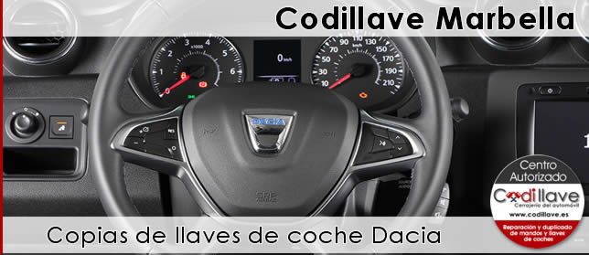 copia de llaves dacia marbella codillave